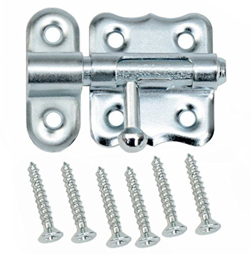 Pestillo puerta pestillo cerrojo para muebles cerrojo cajones 30 mm plata galvanizado