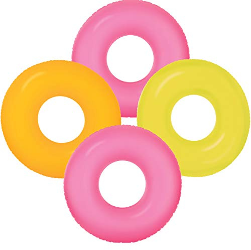 Intex Frost Tube Inflatable Sturdy Swim Pool, 36 (4-Pack)