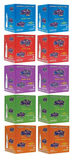 All Sport Zero Powder Sticks Variety Pack 500 Case, (10 Boxes of 50)