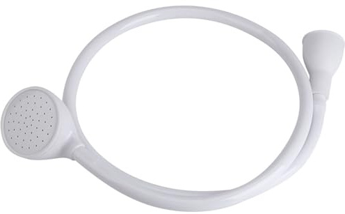 Haustierdusche Handheld Sprühschlauch für Haustiere, Gummi Duschkopf mit Wasserhahn-Aufsatz, Bidet Sprayer Kit für Badewanne Waschbecken, Haare waschen, Friseur und einfaches Baden (Single Tap)