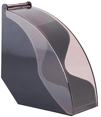 Coffee Filter Paper Stand, Acrylic Coffee Filter Paper Holder Black Storage Dispenser Rack With Cover Coffee Tools (2.9x4.9x5.2in)