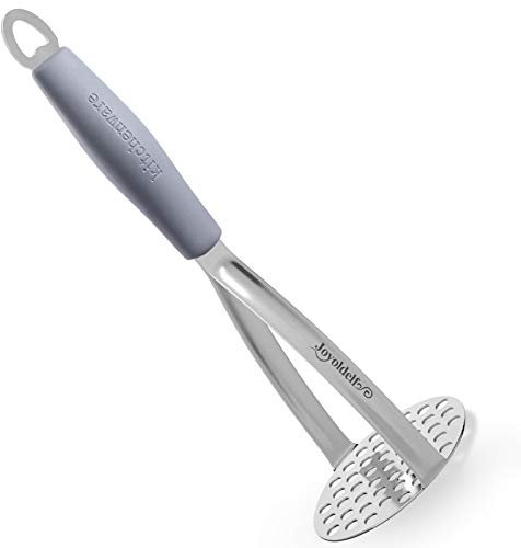 Potato Mashers, Joyoldelf Potato Masher Stainless Steel, Masher with Non-Slip Handle, Fruit & Vegetable Baby Food Masher