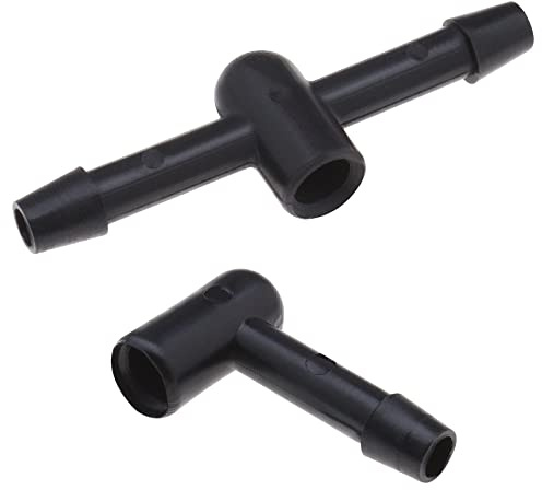 YINETTECH 2 Stück Wischerwasserdüsen Verbindung Kit, L-Form und T-Form Anschluss 6680333 1300699 Kompatibel mit Focus MK2 2004 2011, Focus MK3 2011 2018, Galaxy MK3 2006 2015