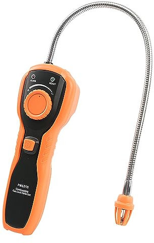 NGARY Portable Natural Gas Tester Detector, Propane Methane Gas Sensor with Visible Sound and Light Alarm, Adjustable Sensitivity and Flex Probe, for Methane