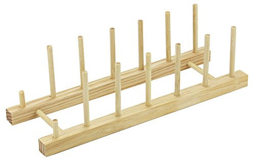 Porte-Tasse en Bois pour la Vaisselle, Verres à Boire, Tasse à café, Arbre, Cuisine, Restaurant, Support de séchage (A)