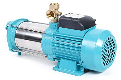 1300W 9.8Bar 4000L/H Zentrifugalpumpe Kreiselpumpe Hauswasserwerk Druckschalter Kreiselpumpe Garten Hauswasserwerk mit Druckschalter MC-6SA
