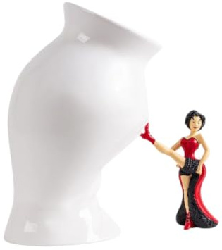VASO CON STATUETTA IN RESINA CIRCUS LUCY CM. 28 X17,5X28,5 SELETTI ART. 09927 | Vaso Circus Lucy Seletti – Complemento d’Arredo di Design Firmato Uto BalmoralIl vaso Circus Lucy di Seletti è un originale