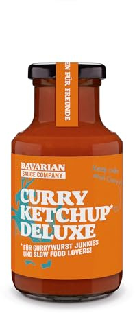 Bavarian Sauce Company Curry Ketchup 2x250 ml | Doppelpack | Keep calm and Curry on! | Deutsche Herstellung | Ideal für BBQ-Fans, Soßen-Liebhaber & Feinschmecker | Gourmet-Sauce im Glas