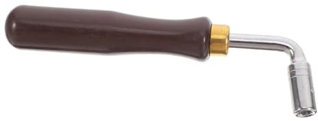 Hackbrett Einstellschlüssel 402/401, Instrumenten Tonabstimmungsschlüssel | Dulcimer Schlüssel Tonstimmwerkzeug, Handhackerschlüssel aus Edelstahl und Kunststoff, Braun