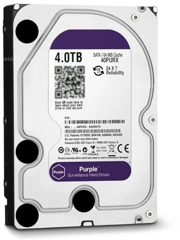 JXCHSWOU Disco Duro de vigilancia SATAIII de 4 TB, 3 TB y 2 TB, caché de 64 MB, 6,0 GB/s, 3,5 y 1 TB, 500 GB y 6 TB.(2TB)