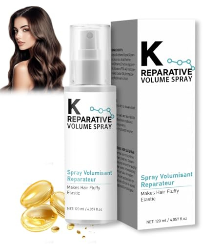Reparative Volume Spray, Hair Thickening + Hold For Thin, Fine, Fragile Hair, Volumizing Spray for Fine Hair, Non-Sticky, Non-Crunchy, Ha-ir Volumizer Sp-ray, Humidity-Resistant Volumizing Sp-ray