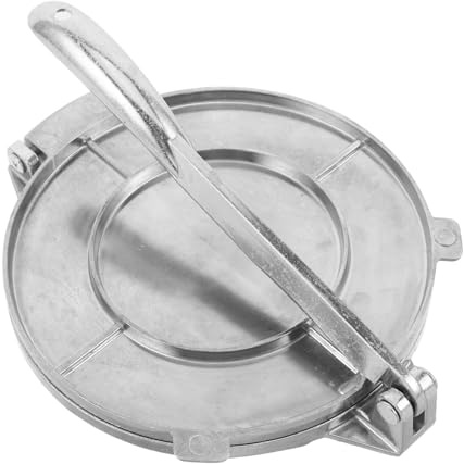 Hohopeti Prensa Manual para Tortillas de Aluminio para Masa de Empanadas Dumplings y Panadería Fácil Uso Cocina Casera