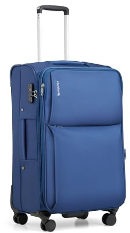 Hanke Valises à coque souple, bleu, 24 inch Medium
