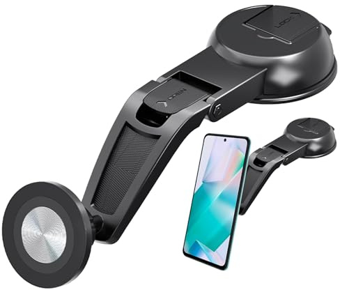 Generisch Soporte magnético para smartphone | Soporte ajustable para smartphones en automóviles – Soporte de vacío para smartphone, para SUV, sedán, minivan