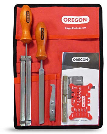 OREGON 5.5mm (7/32-Inch) Chain Sharpening and Bar Maintenance Kit for 3/8-Inch Chainsaw Chain (558551)