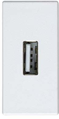 CONECTOR CON TAPA PARA USB A HEMBRA MÓDULO ESTRECHO
