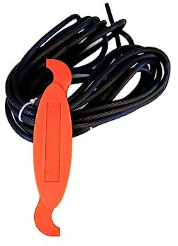 Windhager Insect protection piping rubber cord for attaching fly screen fabric, diameter 6 mm x 5 m, anthracite, incl. piping tool, 03626 [Packaging may vary]