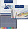 Faber-Castell 114624 - Aquarellstifte Goldfaber, 24-teiliges Buntstifte Set, bruchsicher, vollständig wasservermalbar