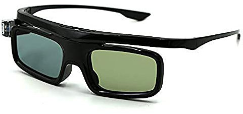 3D Occhiali, Cocar Otturatore Attivi Ricaricabile 3D Occhiali per Proiettori 3D DLP-Link Acer BenQ Optoma Viewsonic Philips LG Infocus NEC Jmgo Vivitek Cocar Toumei - 1 Pezzi