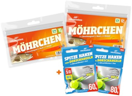 Lieblingsköder Kutter Komplettset - Kutter-Set-S - 4 Stück
