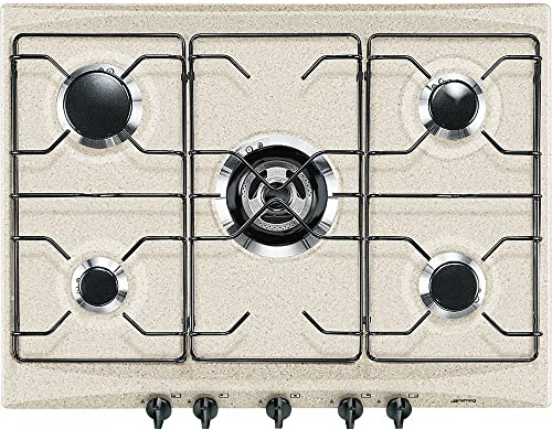 SMEG SR275AV2, Plaque de cuisson à gaz SELEZIONE, Light brown