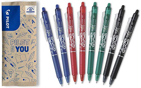 PILOT FriXion Ball Clicker 227012334FP5 Penna, Flerfärgad, 8 stycken