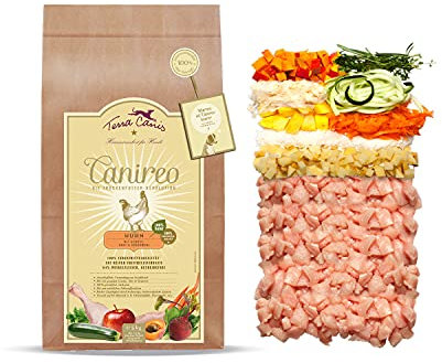 Terra Canis Huhn, Gemüse, Obst & Kokosmehl - Canireo Trockenfutter, 5kg I Premium Hundefutter in 100% Lebensmittelqualität Aller Rohstoffe I 64% Frischfleisch, Getreide- & glutenfrei