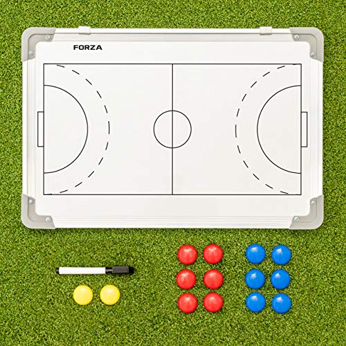 FORZA Coaching Tafeln │ (Wählen Sie Ihr Sport aus) │ 5 Taktische-Tafeln, die einfach zu abwischen sind│ Stifte Werden enthalten (45cm x 30 cm Coaching Tafel, Handball)