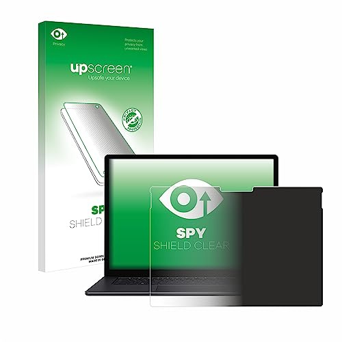 upscreen Blickschutzfolie für Microsoft Surface Book 3 15 | Anti-Spy Displayschutz Made in Germany Privacy Screen Protector Sichtschutz Blaulichtfilter Klare Folie