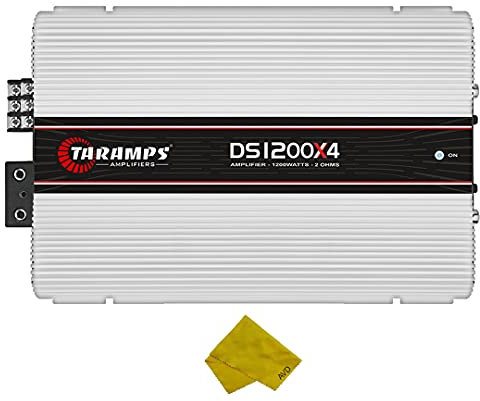 Taramps DS 1200x4 - Amplificador de 2 ohmios, 4 canales, 1200 vatios