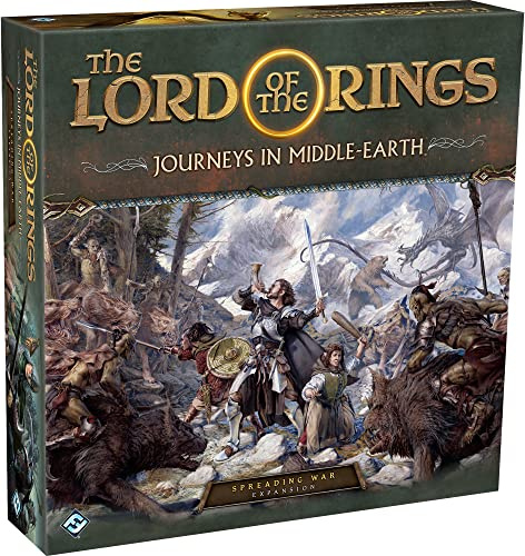 Fantasy Flight Games, Journeys in Middle-Earth: Spreading War Expansion, Miniature Game, 1 to 5 Players, Ages 14+, 60 to 120 Minute Playing Time, Multicolor - Niederländische Sprache