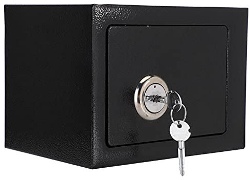 Cassetta di Sicurezza, deposito di Contanti a Chiave Bulloni di Fissaggio robusti e durevoli per la casa per l'hotel per L'Ufficio