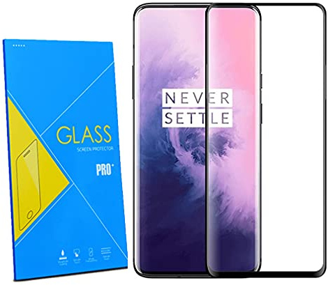 [2 unidades] Protector Pantalla Movil, Protector de pantalla para OnePlus 7 Pro película de vidrio templado, [compatible con fundas] [Anti-rayados] [Anti-rotura] para OnePlus 7 Pro