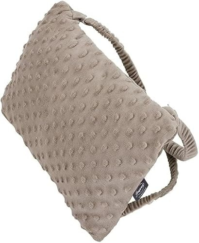 Rücken Wärmflasche im Kissen - 2,0L - beige - ca. 38x21 cm - Rückenkissen - (ohne Umverpackung)