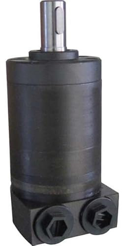 Hydraulikmotor M+S Hydraulic, Typ MMS20C, Schluckvolumen 20 cm3/U, Seitliche Anschlüsse: G 3/8‘‘, Welle: Ø 16 mm zylindrisch, Modell Längsschieberventil mit Gerotor, mit oder ohne Flansch erhältlich