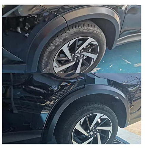 Auto Kotflügel Für Mitsubishi Für Montero Für Outlander 2015 2016 2017 2018 2019 2020 Matt Schwarz 8 Teile/satz Dünne Rad Arch Fender Flares Kotflügel Schlamm Klappen