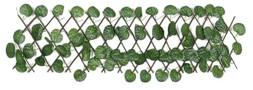 Valla de hojas artificiales, panel de valla artificial de 40 cm, setos artificiales para balcón, patio, decoración al aire libre y del hogar, valla de celosía