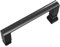 AQUALAVOS Shower Handle Black Matt Shower Glass Door Handle for Bathroom Shower Cubicles Bow Handle Zinc Alloy