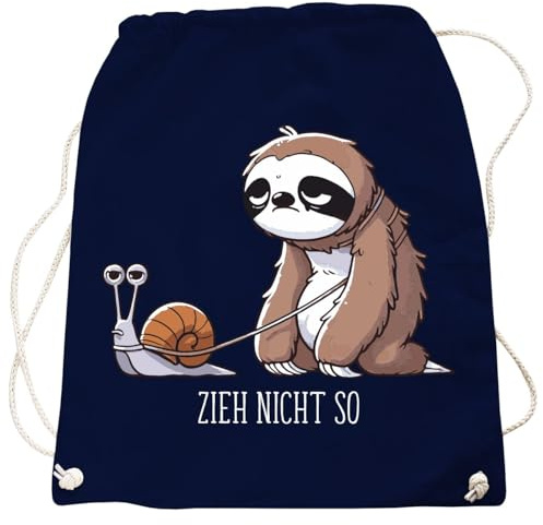Rucksack Tasche Beutel Zieh Nicht so Sonntag Ruhemodus Witziges Motiv Spruch