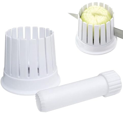 Besreey Kitchen Onion Slicer - Onion Holder Slicer Tool Vegetable Slicer Cutter | Efficient Onion Cutter Chopper Food Slicer, Kitchen Cutting Gadgets Tool for Tomato, Potato
