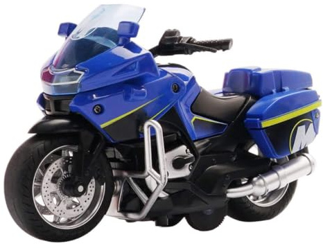 Alasum Friction Powered Toy Motorbike with Sound and Light Mini Motorcycle for Kids Ages 4-7 Pull-Back Motorcycle Toy Educational Play Vehicle for Birthday Christmas Party Favors