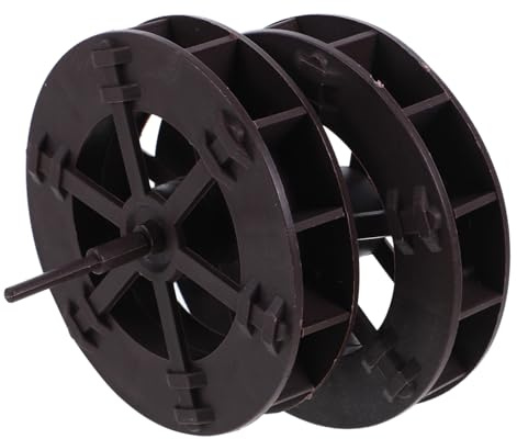 STOBAZA 2 Pièces Roue de Fontaine Feng Shui pour Bassin de Jardin Accessoires de Fontaine Miniatures et Faciles à Installer pour Décor de Paysage Intérieur