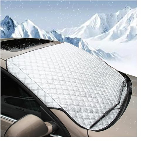 QYETRGF Copertura Parabrezza Auto per Toyota Yaris 4|GR| Cross|Hybride 2020-2023 2024 =-2023 2025, Protezione per Parabrezza Copri Parabrezza Invernale Auto, Resistente a Pioggia Neve