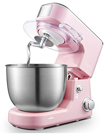 Mélangeur Sur Socle Avec Bol De Mélange 4L Mélangeur À Gâteau Électrique Pour Cuisson Sélection De Plusieurs Vitesses 600W