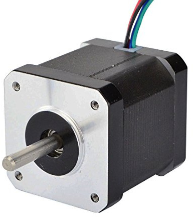 STEPPERONLINE Nema 17 Schrittmotor 0,9 Grad 46Ncm 2A 42x48mm 4 Drähte | Bipolar , für 3D DRUCKER/CNC-Fräse