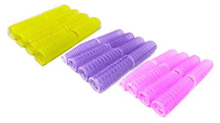 24pc x 3/4 Diameter Self Grip Hair Rollers Pro Salon Hairdressing Curlers Small