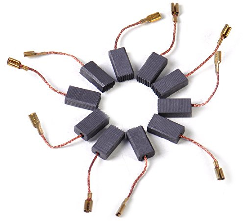 10pcs Kohlebürsten Kohlestifte Schleifkohlen Wiedereinbau passend für BOSCH GWS 580 GWS 850 C GWS 8-125 GWS 9-150CS GWS6-100 D11