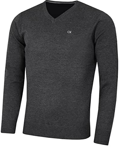 Calvin Klein Merino Texture Stripe Raglan Rib Crew Neck Sweater Suéter Hombre