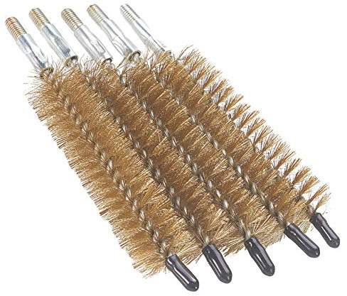 Utoolmart M6 Cepillo de limpieza de tubo de alambre de cobre 25 mm de diámetro 5 piezas