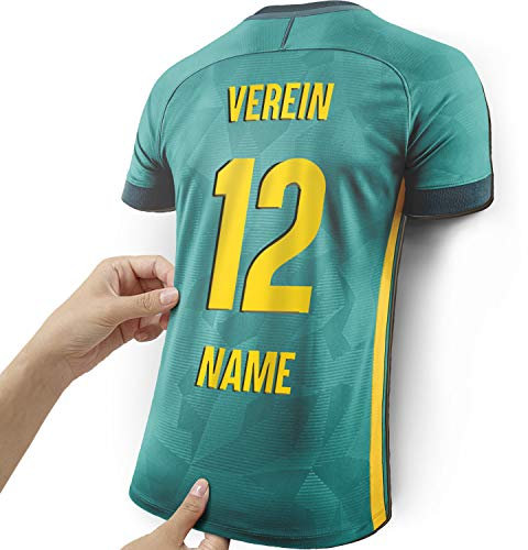Elbeffekt Trikotlampe für Australien Fans aus Holz - personalisierbares Geschenk - schenke Dein individuellen Australien Fanartikel aus Echtholz